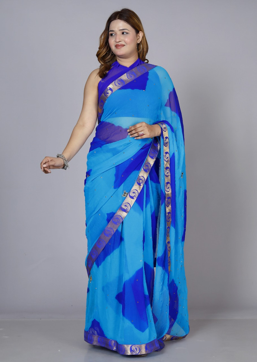 Chiffon Sarees for Women – Fancy Party Wear Sarees, Wedding Sarees, Farewell Sarees, Printed Sarees, Designer Sarees, Bollywood Sarees, Latest Sarees Trendy sarees Bandhini Saree, Sarees For Farewell 