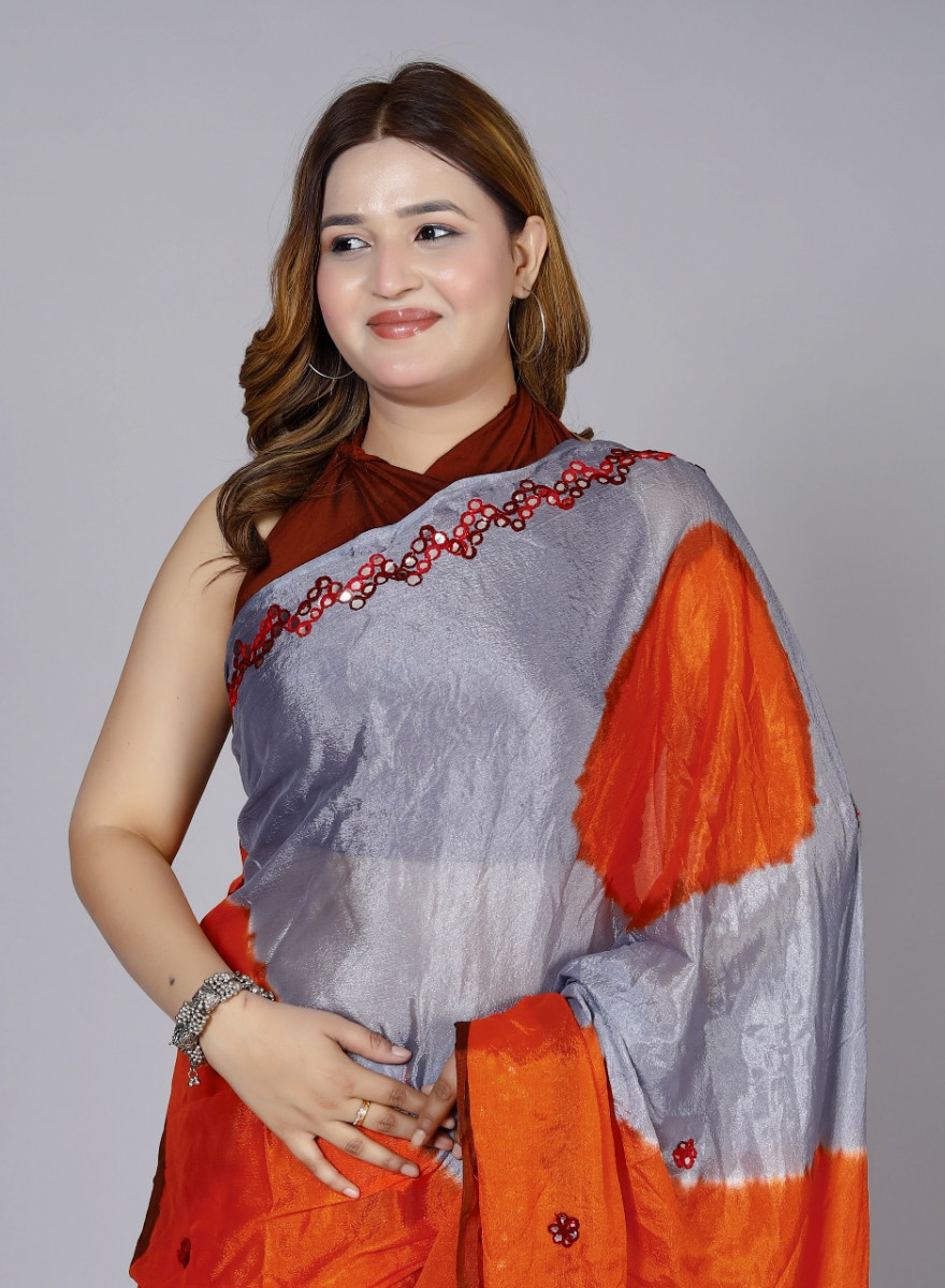 Pure Silk Saree for Women – Jaipuri Printed Rajasthani Designer Saree for Wedding, Party & Festive Wear | Trendy Bollywood Style Summer Sarees 